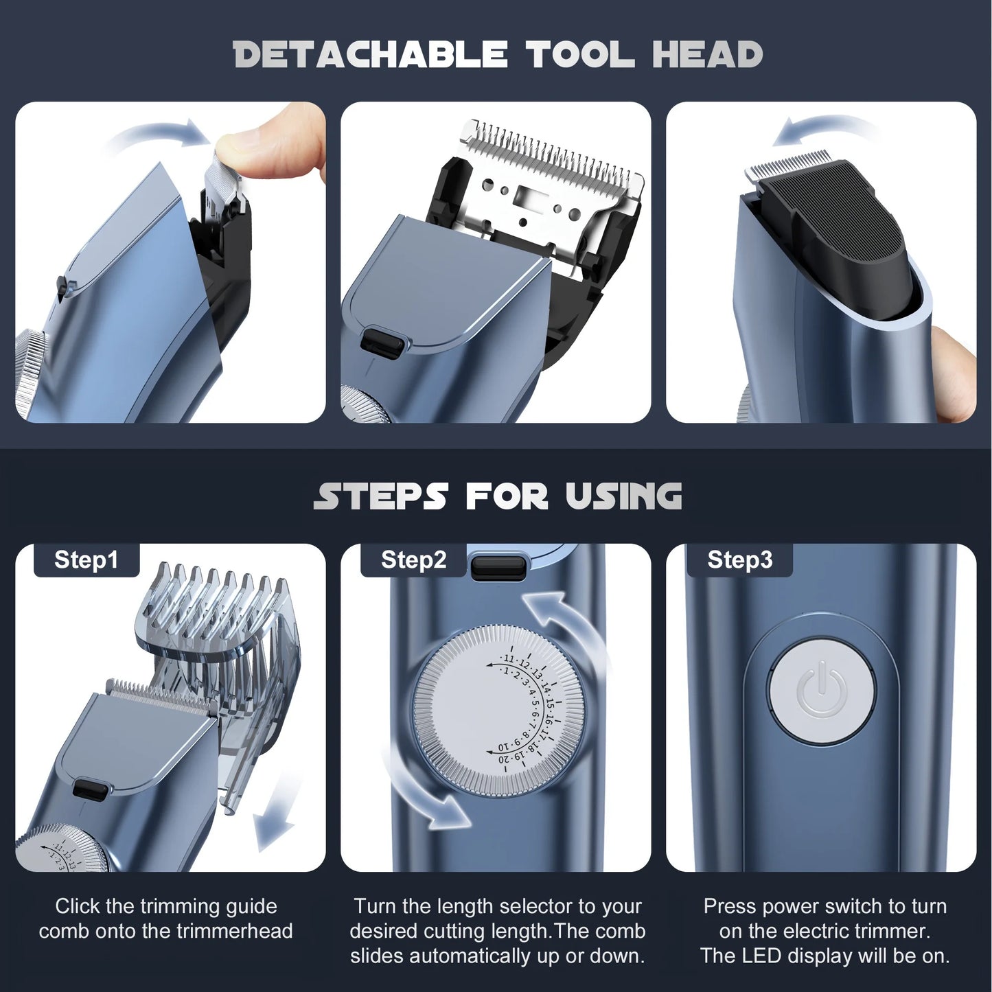 Sejoy Hair Clippers Trimmer for Men Hair Beard Body Arm Professional Electric Outline Edgers Shaver