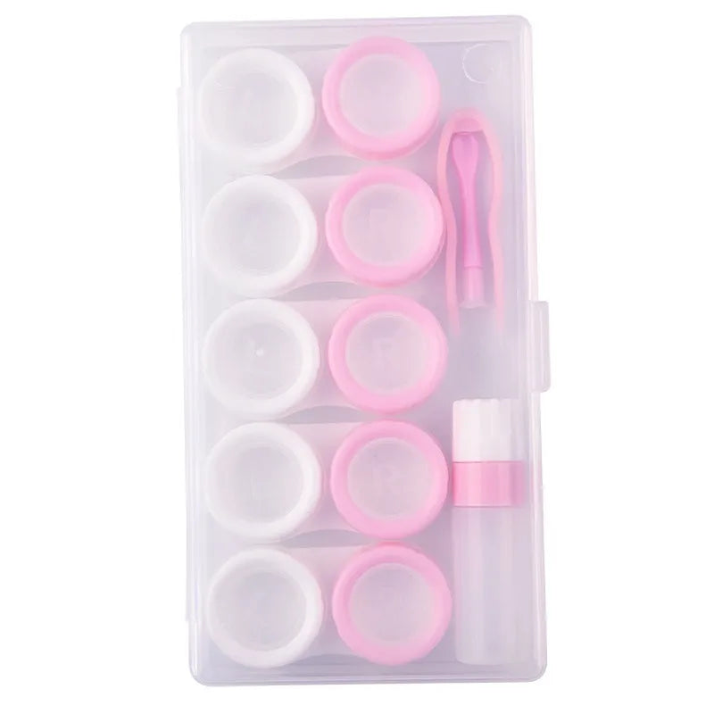 Stainless Plastic Special Forceps For Contact Lense Contact Lens Inserter Remover Soft Tweezer Makeup Tools Portable Wearing Aid