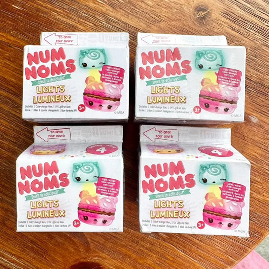 Original Num Noms Lipgloss Stamp Smell So Delicious Smell Snackables Surprise Blind Box Doll Collection Decoration Kids Gifts