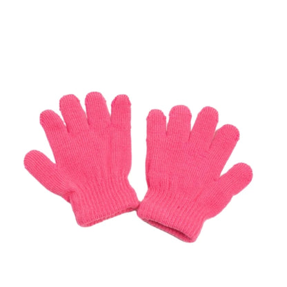 Premium Toddler Winter Gloves - Plush Lined Knitted Mittens for Kids Ages 2-6 Years