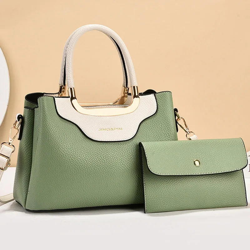 Luxury Designer Handbag 2025 - Women Leather Shoulder Bag Printed Monogram Crossbody