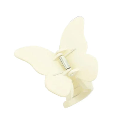 Matte Butterfly Hair Claw Solid Simple Ponytail Holders Barrettes Sweet Fairy Hair Clip Elegant Hairpin Claw Styling Accessories