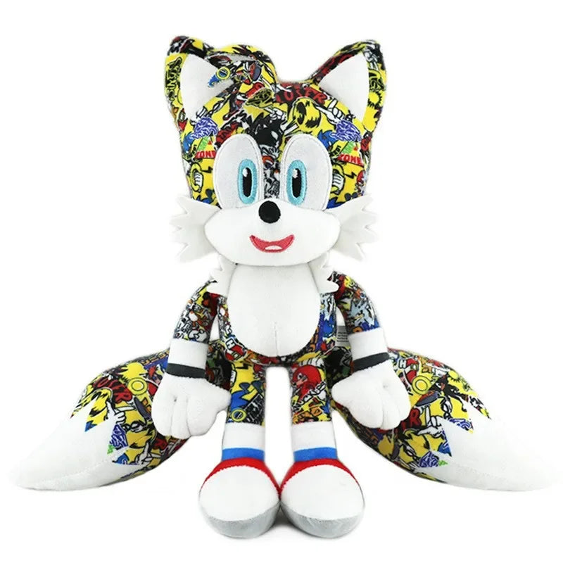 Sonic shadow  peluches toy 20-45cm cartoon hedgehog Amy Rose knuckle tail soft stuffed doll child birthday Sonic peluches toys