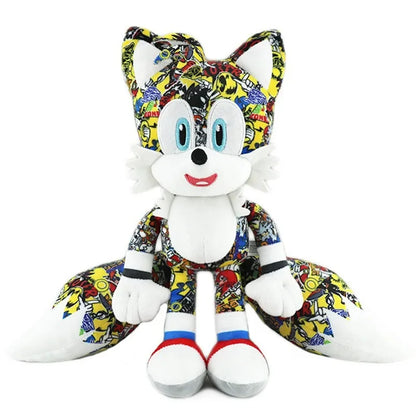 Sonic shadow  peluches toy 20-45cm cartoon hedgehog Amy Rose knuckle tail soft stuffed doll child birthday Sonic peluches toys