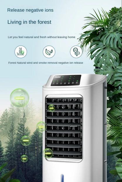 Haier Air Conditioner Fan Cooling Fan Humidification Refrigeration Bladeless Fan Household Air Conditioner Small Air Conditioner