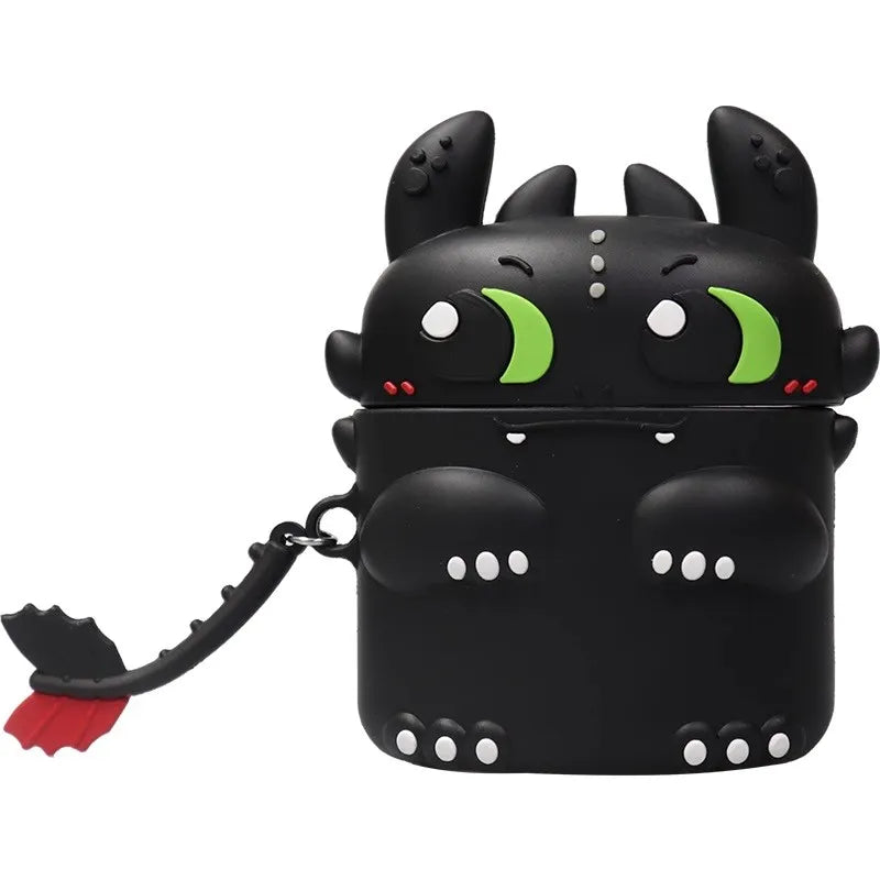 Dragon For Airpods 1 2 3 4 Pro Pro 2 Pro 3 Cute Silicone Earphone Case Accessories Cover