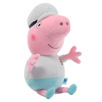 30CM Original Peppa Pig Page Pig Grandpa Pig Grandma Plush Toy Children Page Boy Girl Doll Peppa George Doll Birthday Gift