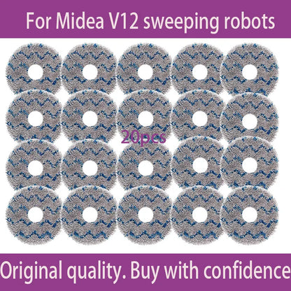 For Midea V12  Eureka J12 Ultra Robot VacuumThe consumables such as the main brush dust bag side brush cloth and filter screen