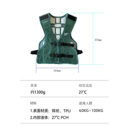 Cooling vest summer cold air conditioner suit high temperature work physical cooling