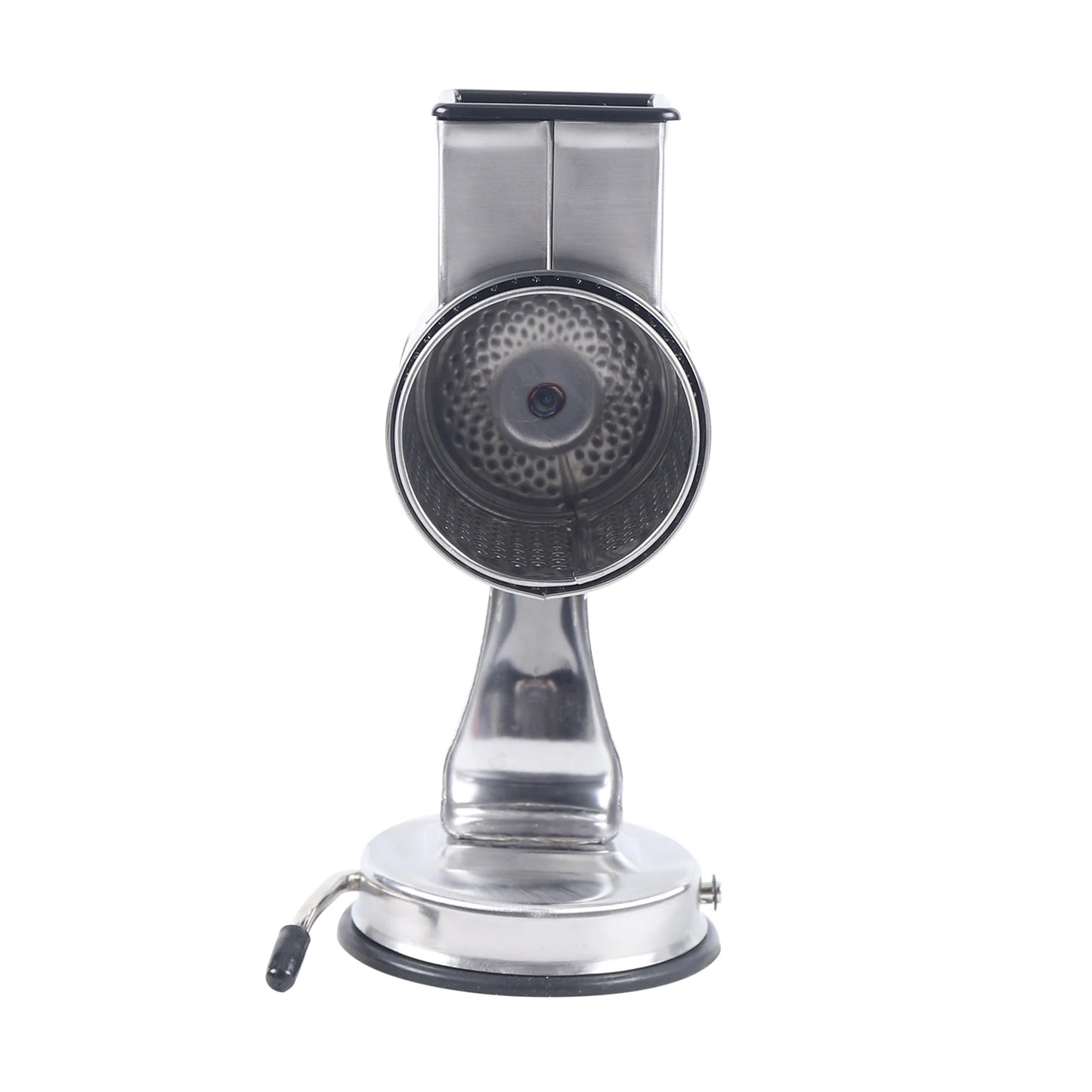 Multi-functional Cheese Grater Rotary Fruit Vegetable Slicer Shredder 5Drum Blade Stainless Steel