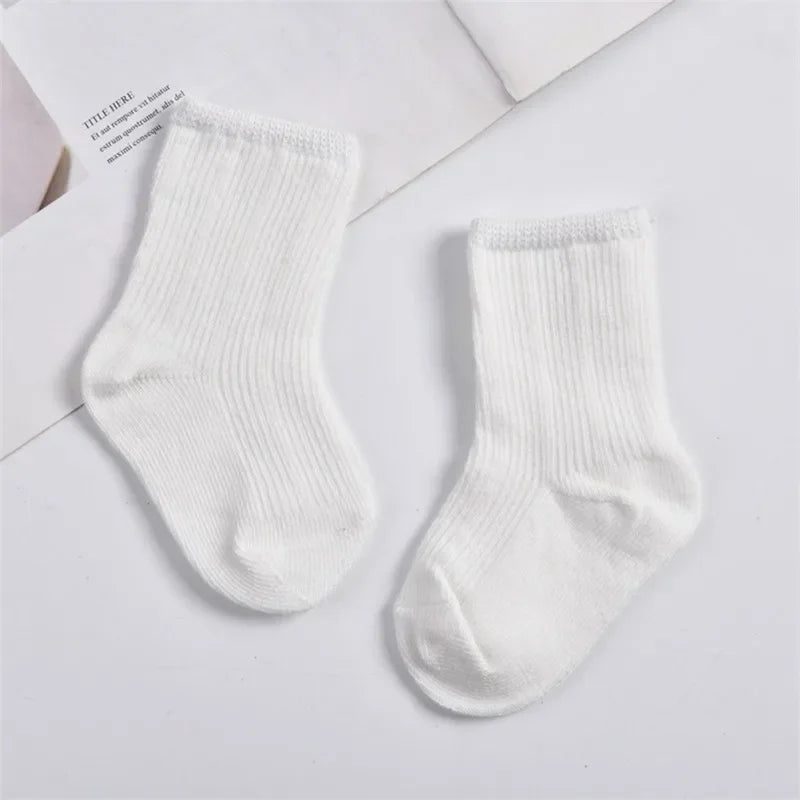 Girls Cotton Tights with Cherry Pattern - Soft Pantyhose for Kids Ages 2-10 Years