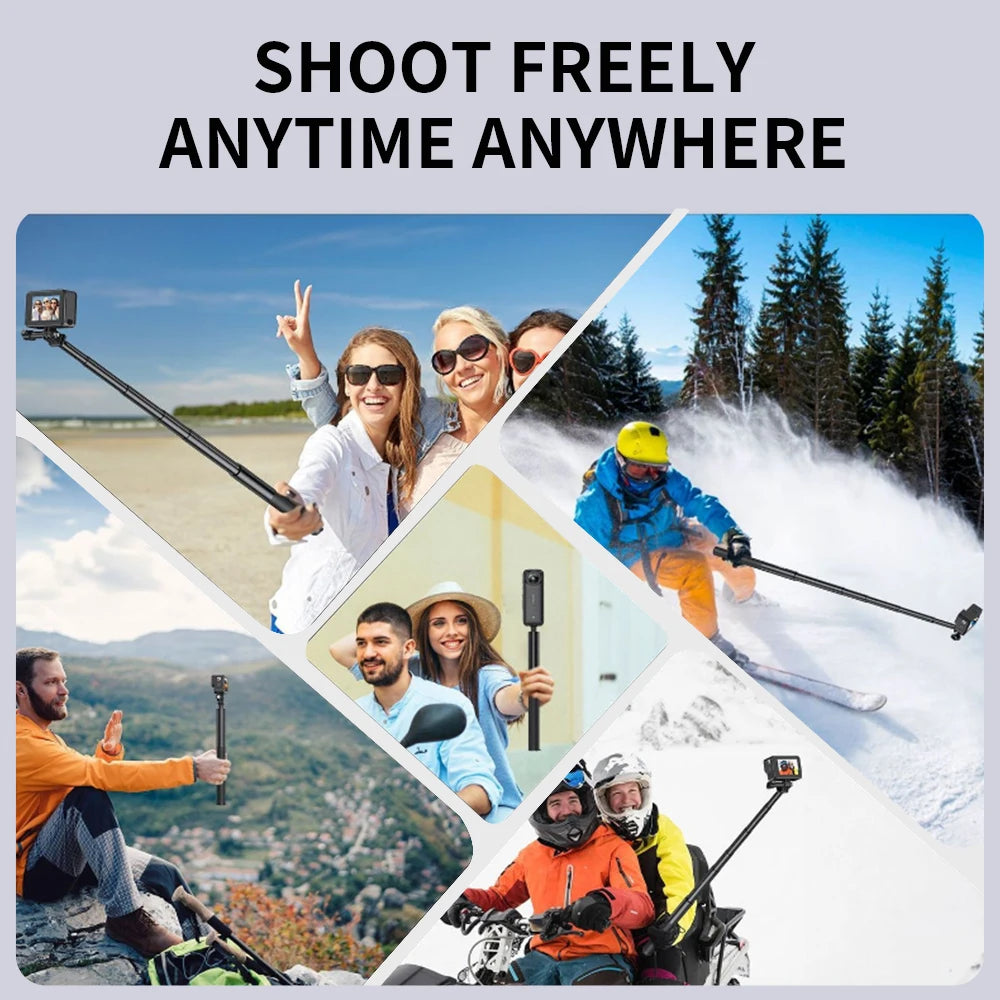 For Insta360 Invisible Selfie Stick Bullet Time Bundle Handle for Insta 360 x5 x4 GO 3S Ace Pro GO 3 x3 Stick Accessories