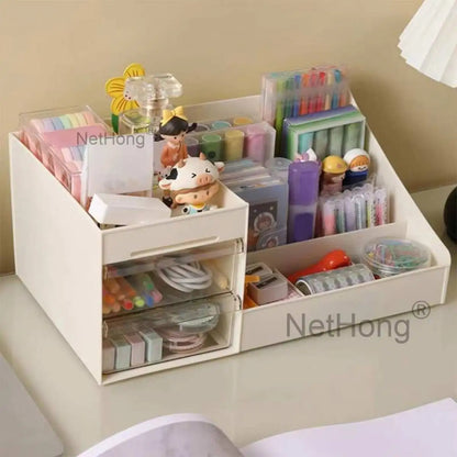 Makeup Cosmetic Organiser Dressing Table Make-Up Holder Tidy Storage Box New