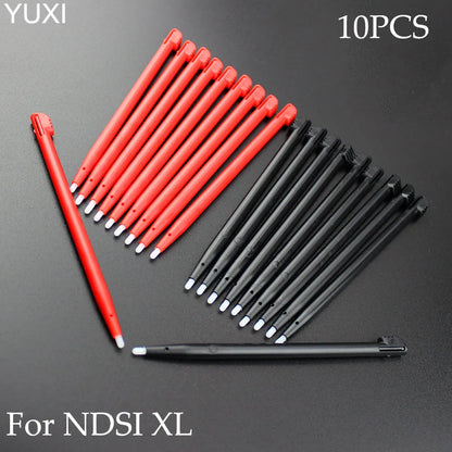 10Pcs For NDSi XL Stylus Touch Pens For Nintend DSi XL Black Red Plastic Screen Touch Pens Replacement Accessories