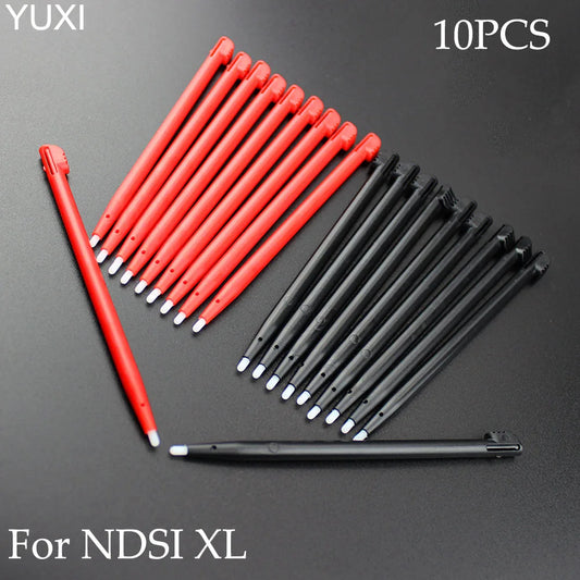 10Pcs For NDSi XL Stylus Touch Pens For Nintend DSi XL Black Red Plastic Screen Touch Pens Replacement Accessories