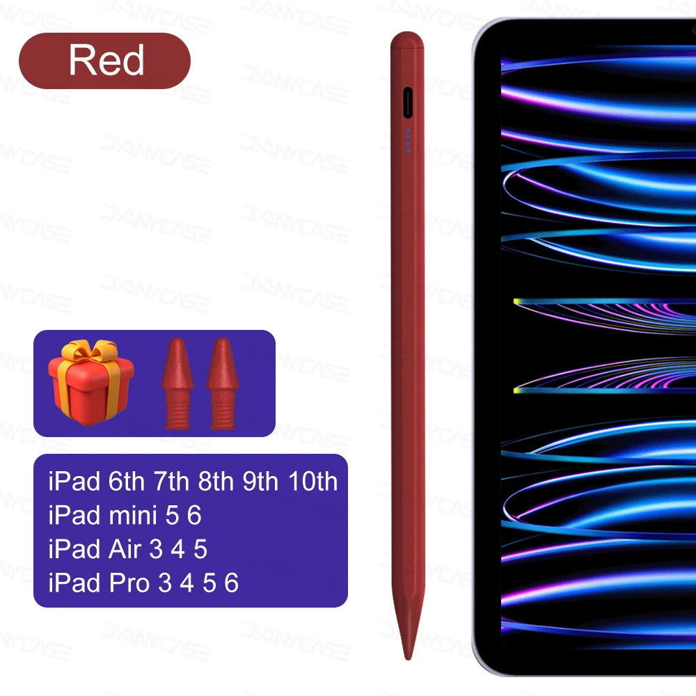 For iPad Pencil 2025 M3 Stylus Pen for Air 6 M2 Pro M4 M5 with Palm Rejection for iPad Pro 11 12.9 13 7/8/9/10/11th mini5 6 7 ﻿
