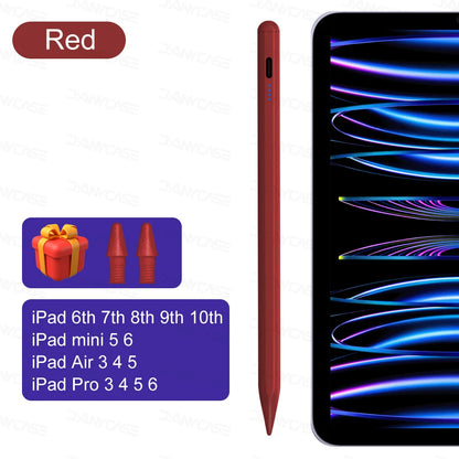 For iPad Pencil 2025 M3 Stylus Pen for Air 6 M2 Pro M4 M5 with Palm Rejection for iPad Pro 11 12.9 13 7/8/9/10/11th mini5 6 7 ﻿