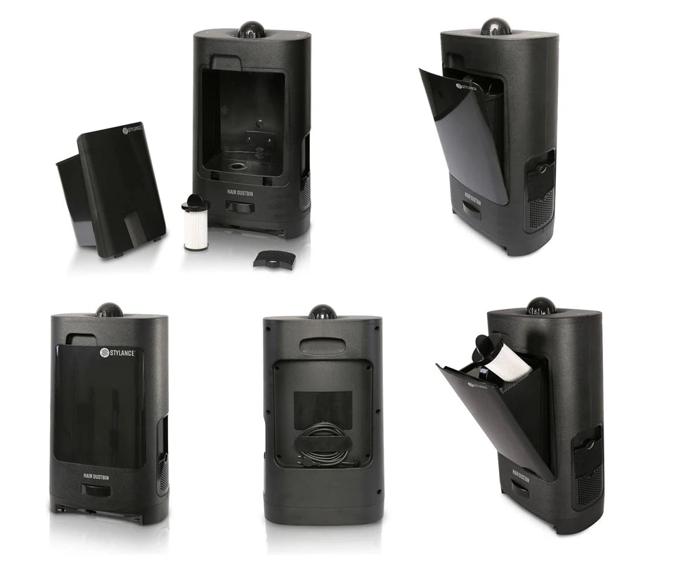 Professional Hair Salon Vacuum Waste Bin - Infrared Sensor Auto-Suction Hair Collector