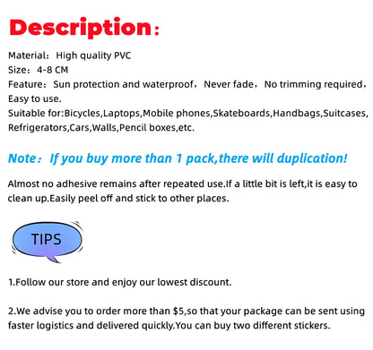 100PCS Cute Sylvanian Families Stickers Kawaii Graffiti Sticker Decoration DIY for Water Bottle Phone Diary Decals Kid Toy Gift