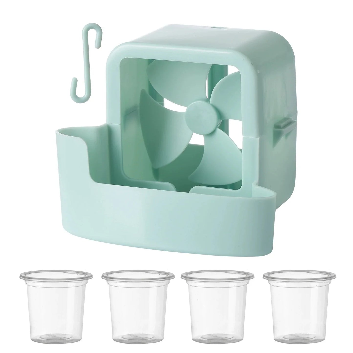 Summer Cooling Artifact Electric Fan Cooling Household Floor Fan Desktop Fan Clip-on Ice Cube