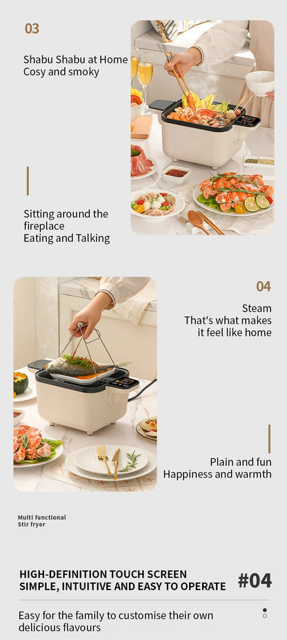 Vollautomatischer Wok-Roboter für Zuhause – keine Aufsicht erforderlich – Drehender und wendender Wok-Roboter