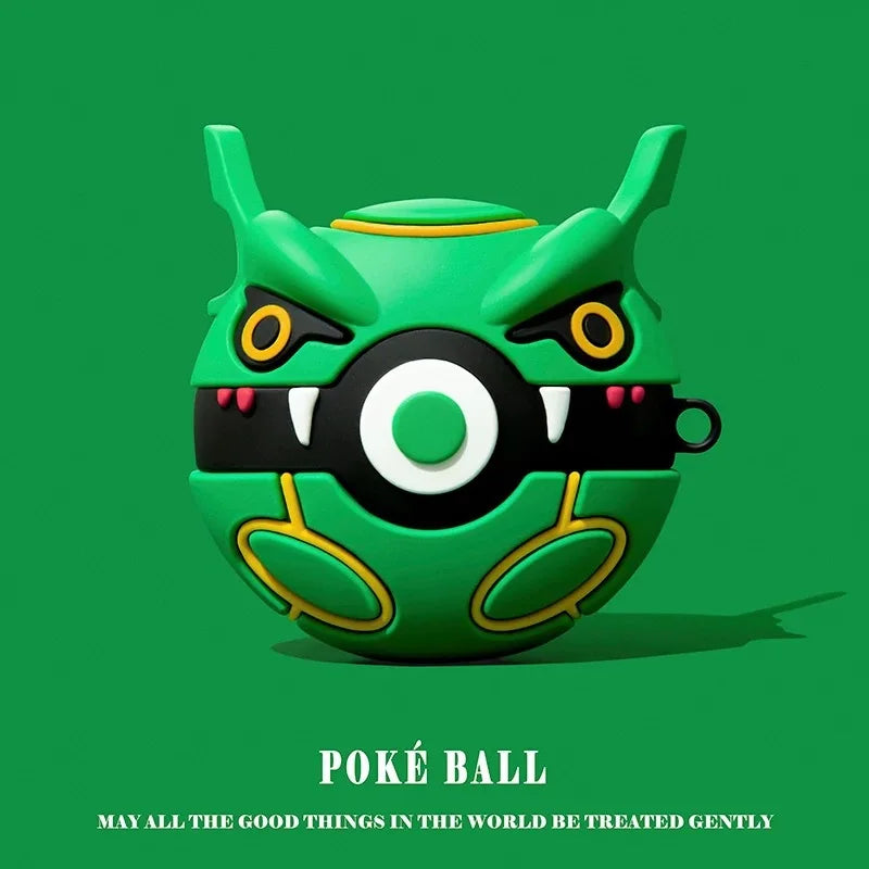 For Airpods Pro 3 Case 2025,Pokemon Ball 3D Anime Shockproof Earphone Cover For Kids Funda Boys Girls