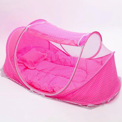 Baby Bed Mosquito Net Baby Bed Crib Folding Net Mosquito Net Mattress Pillow Suit Newborn Cradle Mesh Tent Net Baby Bedding