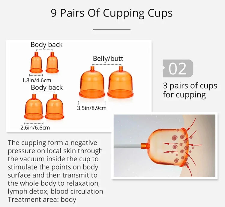 BBL Butt Lifting Colombien MachineVacuum Cup Massager Buttocks Enhancement Breast Enlargement Pumps Suction Therapy