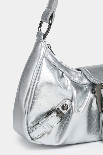 Heißer Verkauf Maillard-Stil Retro kleine Tasche Spicy Girl Y2K Wasteland-Stil Vintage Leder Schulter Achselhöhle Tasche 2025