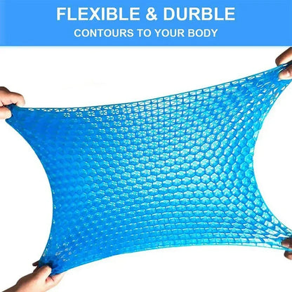 Gel Seat Cushion Double Thick Egg Gel Summer Cushion for Pressure Relief Breathable Chair Pad Car Seat Office Chair Soft Cushion