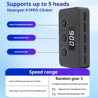 Mobile Phone Connector Phone Screen Auto Clicker Physical Silent Rapid Tapping Device Universal For Live Broadcast