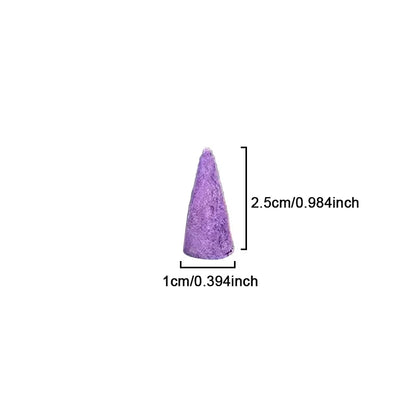 60Pcs Mixed Scented Incense Cones Waterfall Smoke Backflow Aromatherapy Yoga Anxiety Relief Fragrance Scents Home Decorations