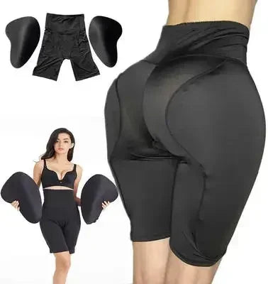 Sponge Padded Women Butt Hip Up Padded Enhancer Crossdresser Shorts High Waist Trainer Shaper Hip Pads Enhancer Booty Lifter