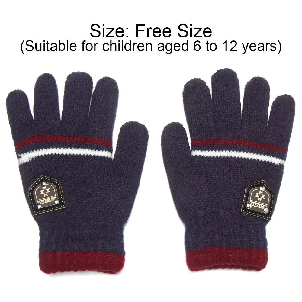 Kids Winter Ski Gloves - Waterproof Warm Snow Mittens for Girls Ages 5-8