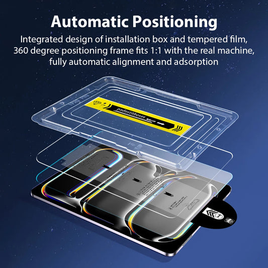 Screen Protector Tempered Glass For iPad Pro 13 11 M5 M4 12.9 A16 10 9 10th 9th Generation Air 5 4 3 M3 M2 Mini 7 6 Accessories