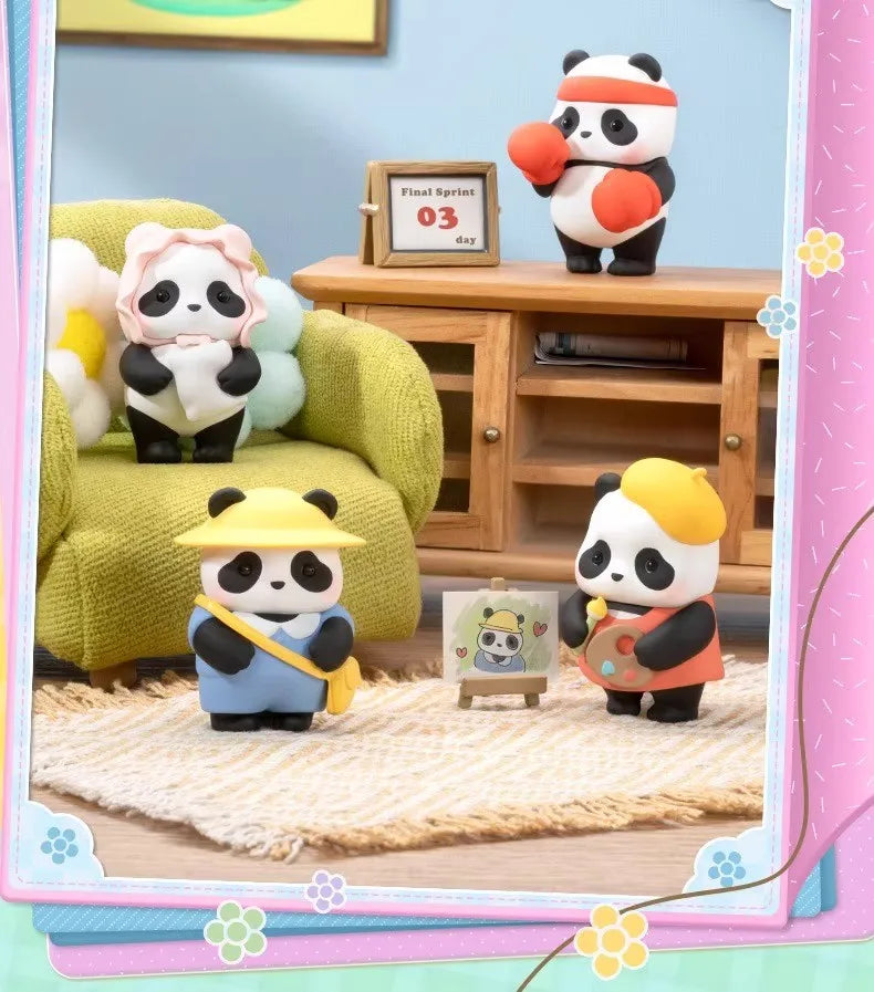 Genuine 52toys PandaRoll Fat Baby Minimum Versatile Series Blind Box Mini Cute Grain Trendy Play Girl Birthday Desktop Gift
