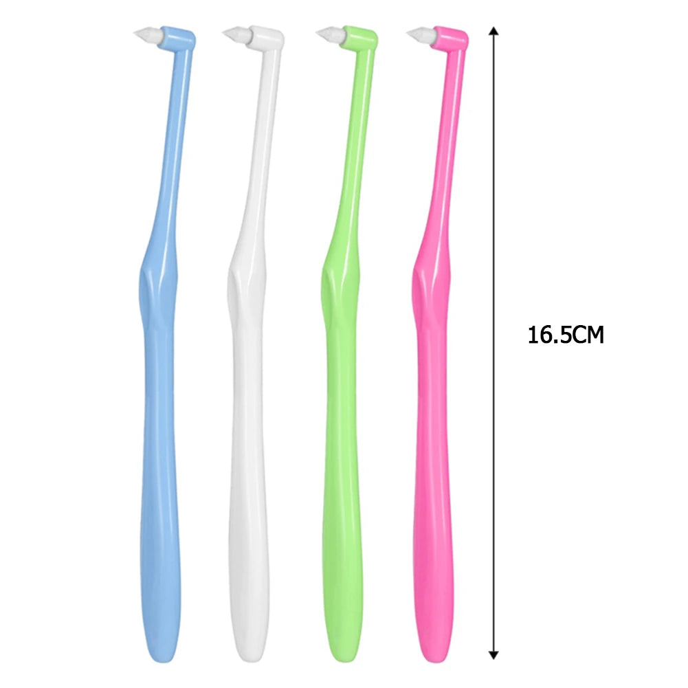 Orthodontic Interdental Toothbrush Teeth Cleaning Tooth-floss Soft Brush for People with Brace Gap Cleaning Tool