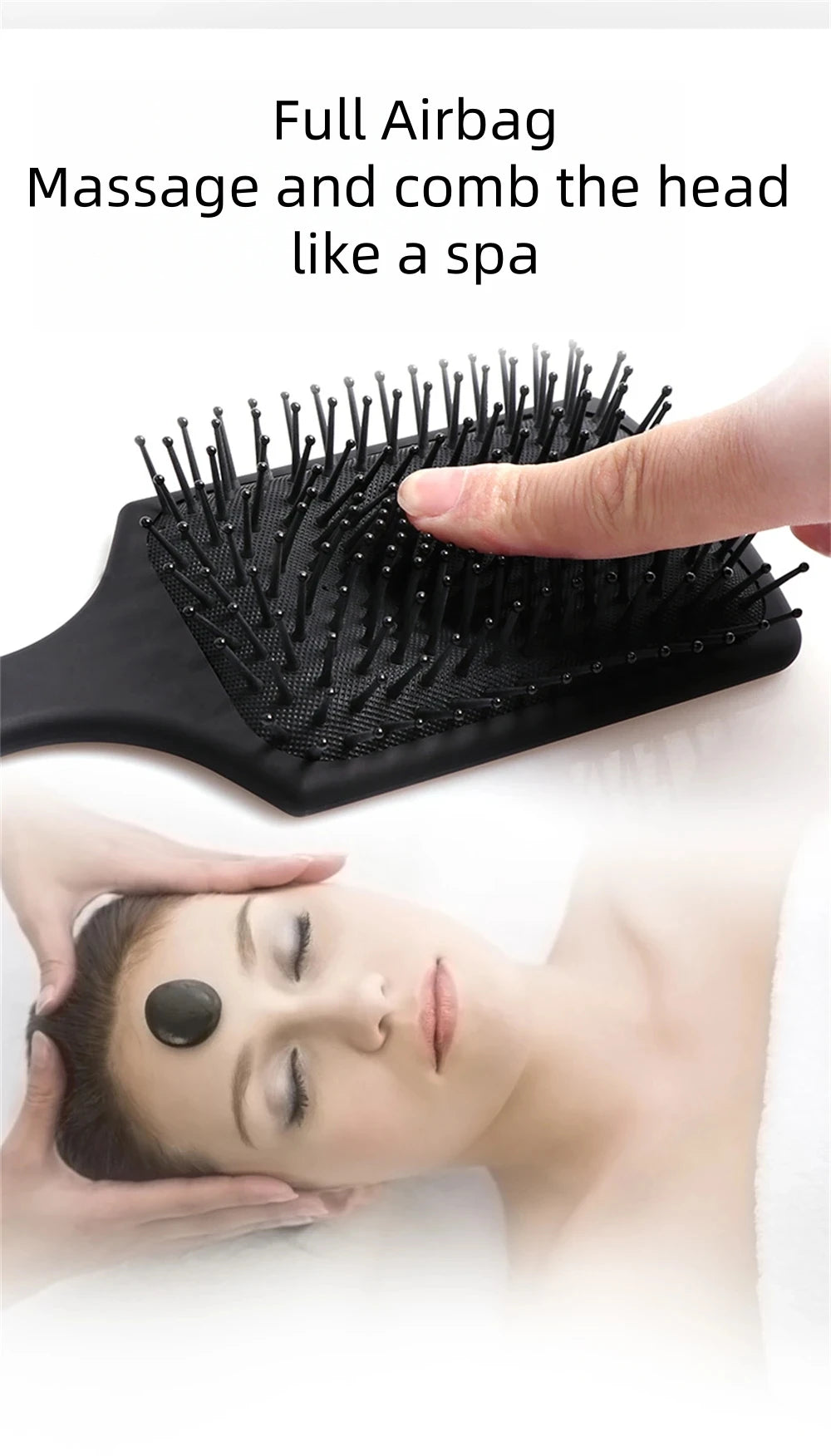 Professional Salon Air Hairdressing Cushion Comb Barbershop Anti-Static Hair Brush Massage Home Diy Curly Styling Tools