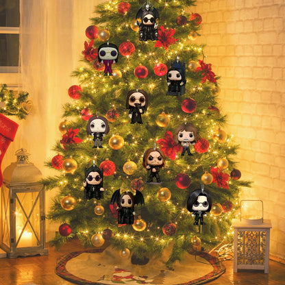 1/2PCS Ozzy Osbourne Rocking Advent Calendar 2D Acrylic Rocky Countdown Calendar Mini Rock Godfather Ornaments Backpack Pendant