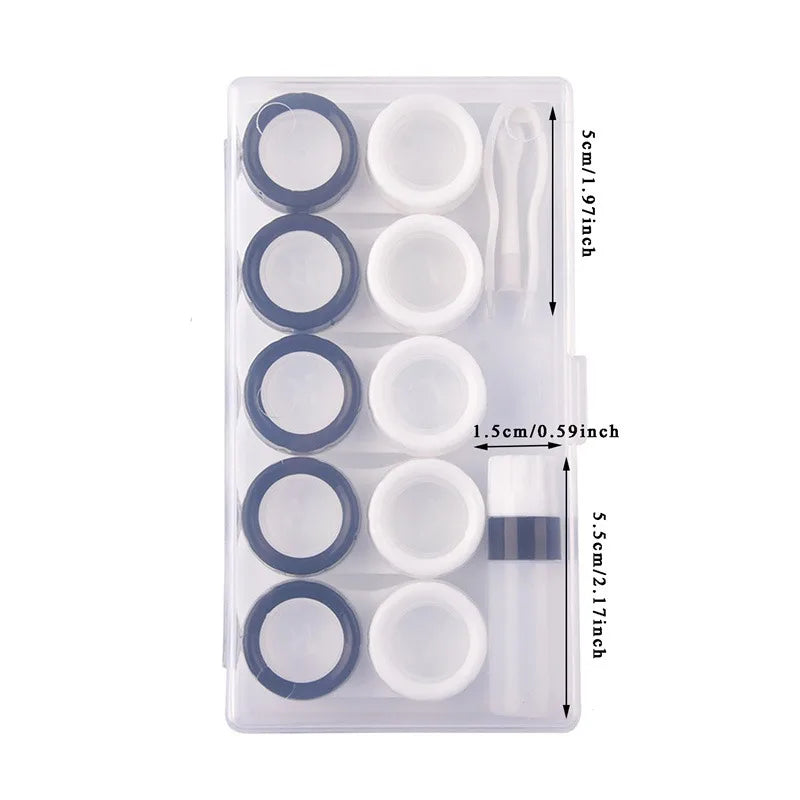 Stainless Plastic Special Forceps For Contact Lense Contact Lens Inserter Remover Soft Tweezer Makeup Tools Portable Wearing Aid