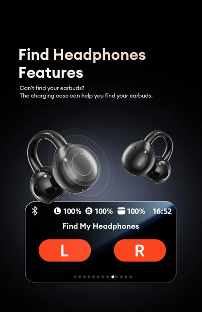 Choice HYUNDAI M100 Open Ear Gaming Earphones Sport Wireless Earbuds TWS Headset Hifi Sound Headphones With Mic For Android IOS