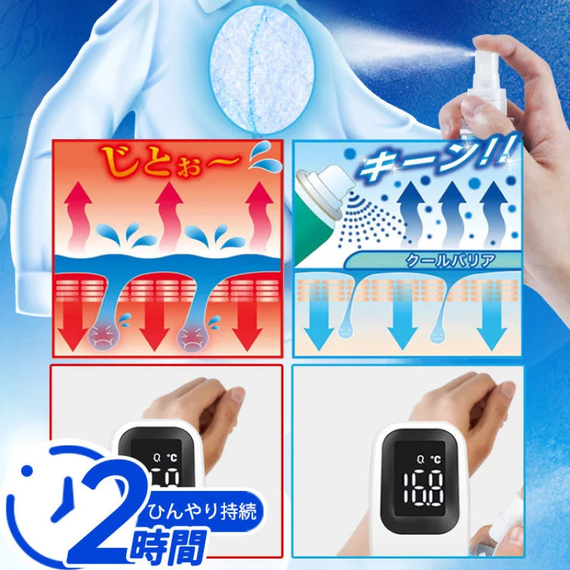 Cooling Spray Outdoor Sun Protection And Cooling Spray,Cooling Spray Students Summer An Excellent Anti-Heat And Cooling Solution