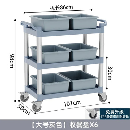 Loading Storage Trolley Cart Tool Service Cart Auxiliary Tool Trolley Carrito De Almacenamiento Con Ruedas Organizer Cart ST042