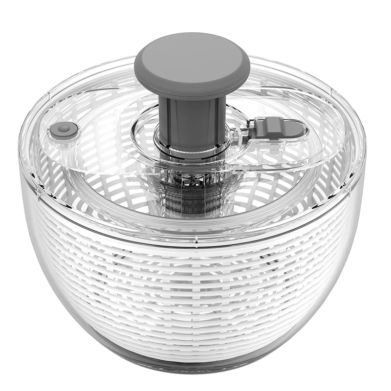 LMETJMA 6,3 QT Salatschleuder, große Salatschleuder, Einhand-Smoothie, Easy-Press-Funktion, große Gemüseschleuder, Salatmixer, Waschmaschine JT251