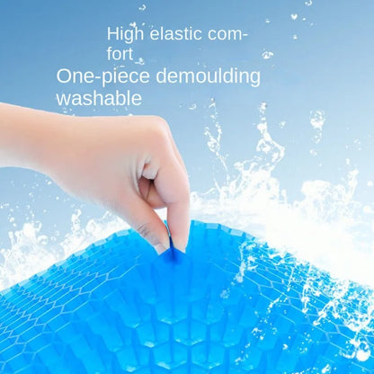 Gel Seat Cushion Double Thick Egg Gel Summer Cushion for Pressure Relief Breathable Chair Pad Car Seat Office Chair Soft Cushion