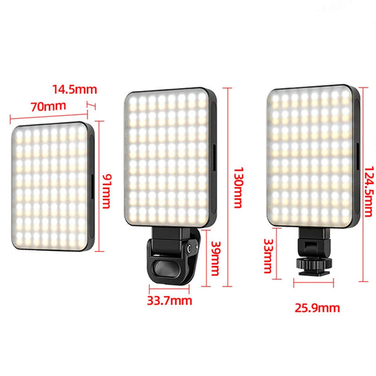 Mini Magnetic Phone Selfie Light For iPhone Magsafe Pocket Light for Tablet Laptop Computer Video TikTok YouTube Filming Makeup