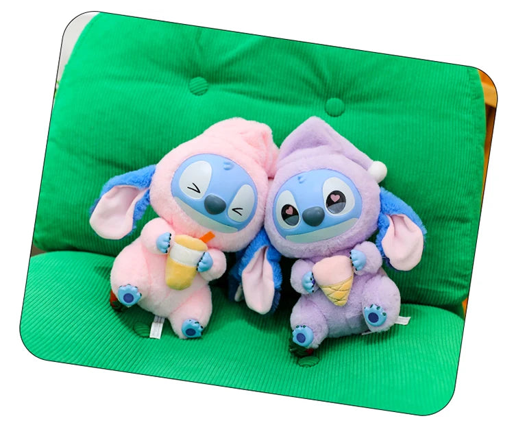 New Stitch Eat Some Thing Before Sleep Series Vinyl Blind Box Bag plush Pendant Cute Doll Mystery Box Toy Adult Birthday Gift