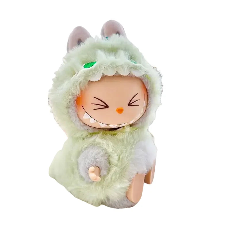 Mini Plush Doll'S Clothes Outfit Accessories For Korea Kpop Exo Labubu V1 V2 Idol Dolls Goose Dinosaur Macaron Clothing Gift