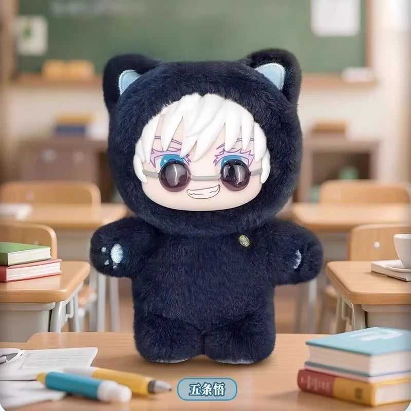 Heißer Vorverkauf: Original Eaki Jujutsu Kaisen Staffel 2 Cat Park Party Gojo Satoru Blindbox Plüschpuppe Taschenanhänger Modellkollektion