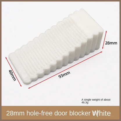 Safety Silicone Door Stop Block Wedge  Stop Door Stopper Home Offices Door Rear Retainer Impact Stopper Rubber Stops No Drill